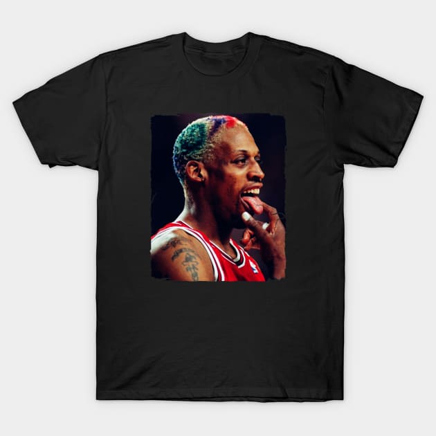 Dennis Rodman - Vintage T-Shirt by GoodMan999